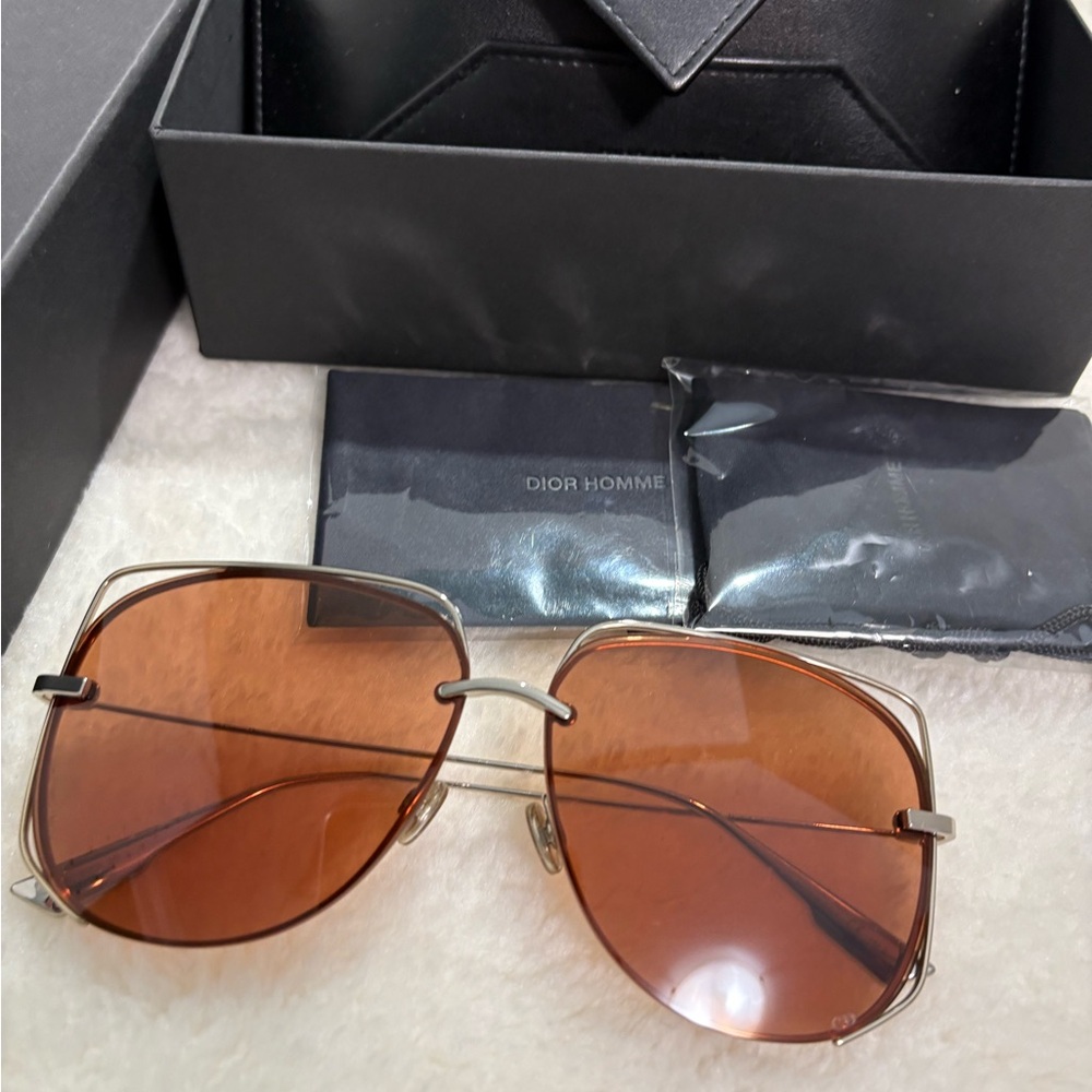 Authentic Dior Sunglasses with Copper Lenses and Black Case - Picture 12 of 14